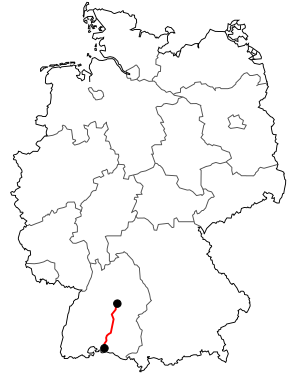 Verlauf der B 313