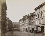 Pferdebahngleise in der Jüdenstraße, zwischen 1886 und 1892