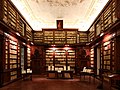 La sala di lettura della biblioteca Fabroniana