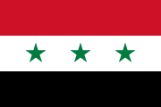 Irak Cumhuriyeti bayrağı (1963–1991) (oran: 2: 3)