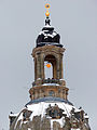 Gelber Stern in der Laterne der Dresdner Frauenkirche