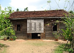 Căn nhà ở Ban Nachok, Nakhon Phanom, Thái Lan, nơi Hồ Chí Minh từng ở.