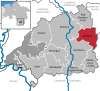 Lage der Gemeinde Kalefeld im Landkreis Northeim
