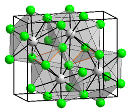 Kristalstructuur van lood(II)chloride