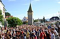 Vor dem Start des 3-Länder-Marathons in Lindau (2004)