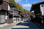 View of Narai-juku facing north-east