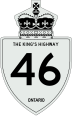 King's Highway 46 marker