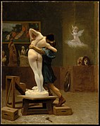 part of: Pygmalion and Galatea by Jean-Léon Gérôme 