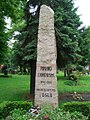 Rikard Nordraaks erster Grabstein in Berlin-Kreuzberg, Friedhof IV der Gemeinde Jerusalems- und Neue Kirche