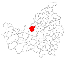 Location in Cluj County