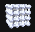 Struttura molecolare di una zeolite