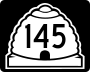 State Route 145 marker