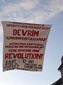 Turkish-German banner in Berlin-Kreuzberg