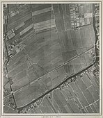 Luchtfoto van een deel van de polder uit 1949