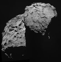 Rosetta uzay aracından görünümü, 14 Eylül 2014