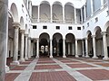 The main courtyard