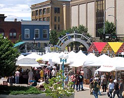 Downtown Grand Forks, the state's third most populous city