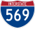 Interstate 569 marker