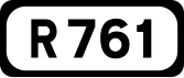 R761 road shield}}