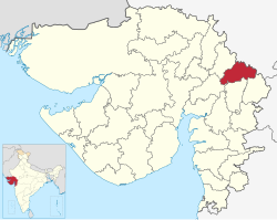 Location in Gujarat