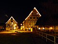 Olbernhau-Grünthal: Saigerhütte Grünthal (von Geolina) - Bild 3 in der Kategorie Weihnachtlich beleuchtete Vorgärten mit Haus