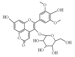 Structuurformule van oxovitisine A