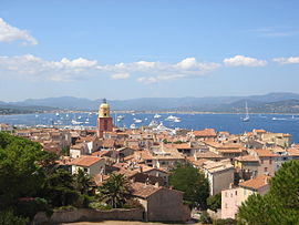 Panoramic view of Saint-Tropez