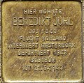 Stolperstein für Benedikt Juhl (Gottesweg 116)