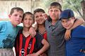 Group of boys in Tajikistan