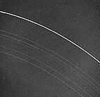 Voyager 2 picture of Uranus' rings