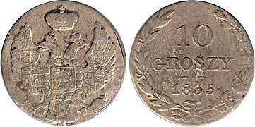 10 groszy 1835