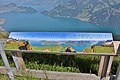 Panoramatafel am Gipfel mit Blick nach Nordwesten über den Vierwaldstättersee