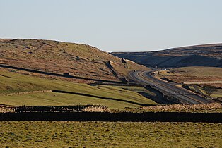 Eastbound view from Stainmore Cafe car park