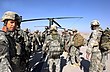 Members of the 508th Parachute Infantry Regiment prepare for air assault on Musa Qala.