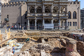 Ausgrabungen vor dem Rathaus