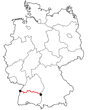 Verlauf der B 28