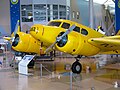 RCAF Cessna Crane as employed in the British Commonwealth Air Training Plan on display at the Canadian Warplane Heritage Museum.