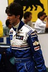 Damon Hill at French Gran-Prix in 1995