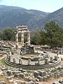 Delphi, Yunanistan'da bir Tholos mezar.