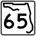 State Road 65 marker