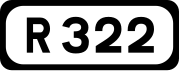 R322 road shield}}