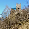Schloss Juval bei Naturns, Torturm mit Glasdach Foto: Blutgretchen, Lizenz: CC BY-SA 3.0