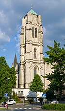 Charakteristischer Turm von St. Gertrud