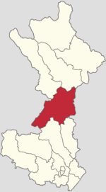 Location in Huairou District