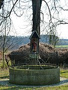 Sint-Servaasbron (ca. 1600) met neogotisch beeld (ca. 1888)