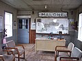 Interior of the depot building