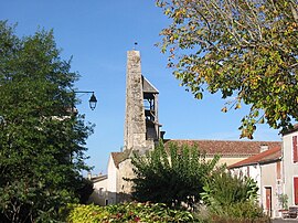 The church in Moncrabeau