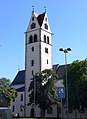 Doppelter Giebelturm (Kreuzgiebeldach) der Liebfrauenkirche in Ravensburg