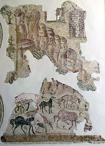 Mosaic from the Sorothus estate, Sousse archaeological museum.