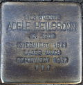 Stolperstein Eitorf-Bahnhofstraße 7–9 Adele Heilbronn